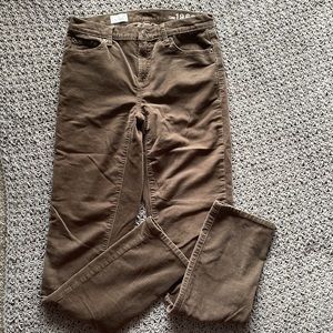 Gap brown corduroy pants